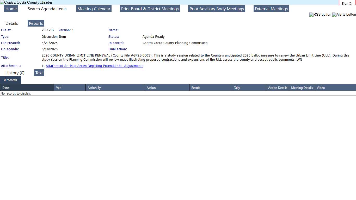 CONTRA COSTA COUNTY - File #: 25-1707